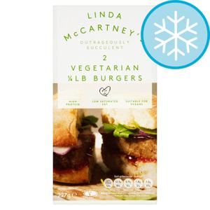 Linda Mccartney 2 Vegetarian Quarter Pounder Burgers 227G