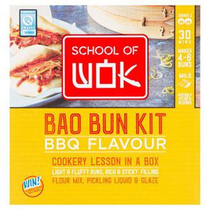 School Of Wok Bao Bun Kit Bbq Flavour 340G