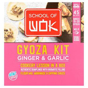 School Of Wok Gyoza Kit Ginger & Garlic 215G