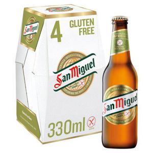 San Miguel Gluten Free Beer 4 X 330Ml