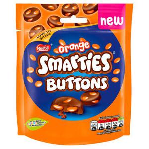 Smarties Chocolate Orange Buttons 85G