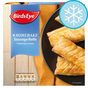 Birds Eye 4 Sausage Rolls 360G