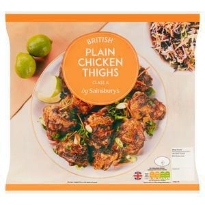 Sainsbury's British Plain Chicken Thighs 1.5kg