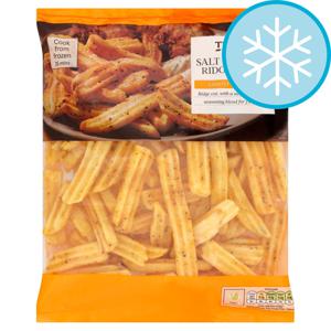 Tesco Salt & Pepper Ridge Chips 750G