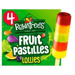 Rowntree's Fruit Pastille Ice Lollies 4x65ml