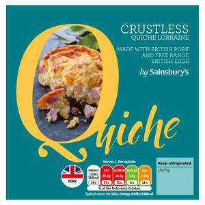 Sainsbury's Crustless Quiche Lorraine 150g