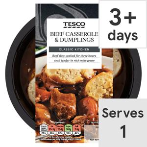 Tesco Beef Casserole And Dumplings 450G