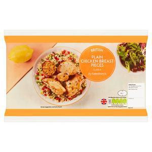 Sainsbury's British Chicken Breast Fillets Pieces 500g