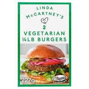 Linda McCartney Quarter Pounder Burger x2 227g