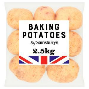 Sainsbury's Baking Potatoes 2.5kg