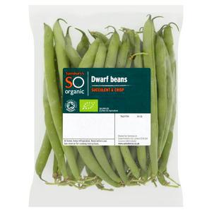 Sainsbury's Dwarf Beans, SO Organic 210g