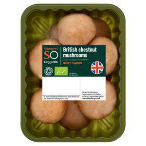 So Chestnut Mushrooms, Organic 300g