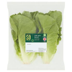 Sainsbury's Little Gem Lettuce, SO Organic x2