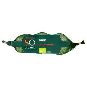 Sainsbury’s Garlic, So Organic Min x3