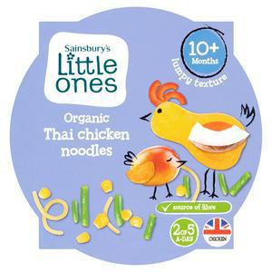 Sainsbury's Little Ones Organic Thai Chicken Noodles 10+ Months 190g