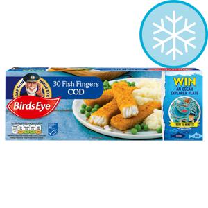 Birds Eye 30 Cod Fish Fingers 840G