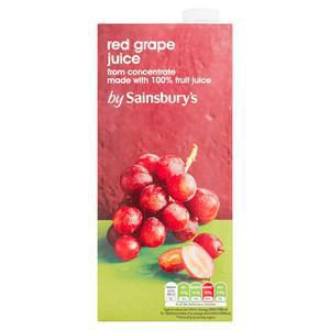 Sainsbury's Red Grape Juice 1L