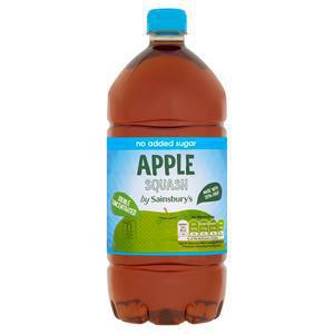 Sainsbury's Double Strength Apple Squash, No Added Sugar 1.5L