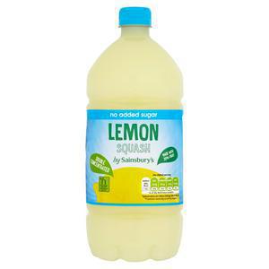 Sainsbury's Double Strength Lemon Squash, No Added Sugar 1.5L