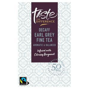 Sainsbury's Earl Grey Decaff Tea Bags, Taste the Difference x50