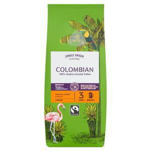 Sainsbury's Fairtrade Colombian Coffee, Taste the Difference, Strength 3 227g