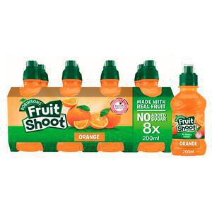 Fruit Shoot Orange Kids Juice Drink 8x200ml