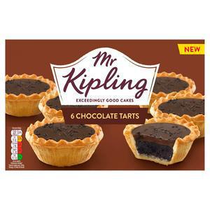 Mr Kipling Chocolate Tarts x6