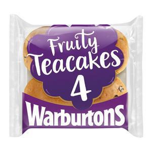 Warburtons Teacakes x4