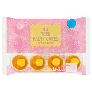 Sainsbury's Iced Fairy Cakes x12