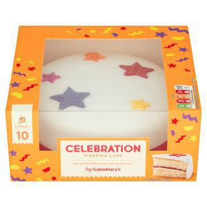 Sainsbury's Small Madeira Party Cake 575g (Serves 10)