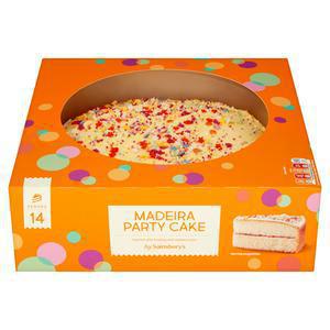 Sainsbury's Madeira Party Cake 888g (Serves 14)