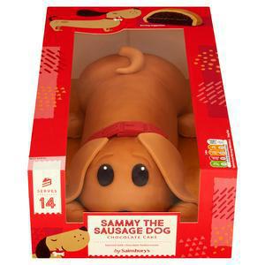 Sainsbury's Sammy the Sausage Dog Cake 922g