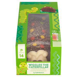 Wiggles The Caterpillar Cake 627g (Serves 14)