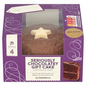 Sainsbury's Chocolate Enrobed Gift Cake 240g