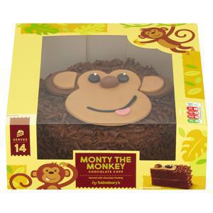 Sainsbury's Monty the Monkey Celebration Cake 835g