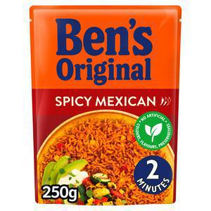 Bens Original Spicy Mexican Microwave Rice 250g