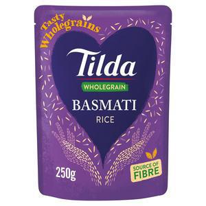 Tilda Microwave Steamed Basmati Brown Rice 250g