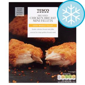 Tesco Breaded Mini Chicken Fillets 300G