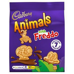 Cadbury Animals Chocolate Biscuits 7x20g