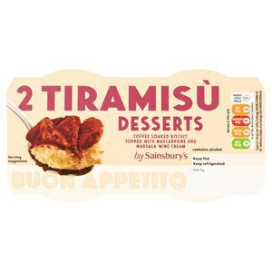 Sainsbury's Tiramisu Italian 2x100g