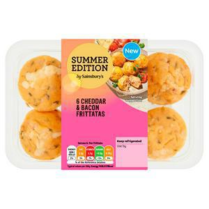 Sainsbury's Cheese & Bacon Frittata x6 150g