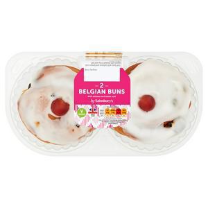 Sainsbury's Belgian Buns x2