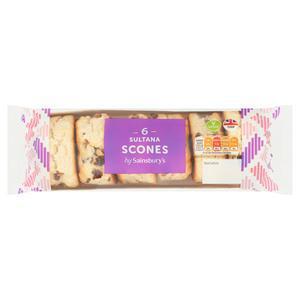 Sainsbury's Sultana Scones x6