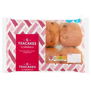 Sainsbury's Teacakes x6