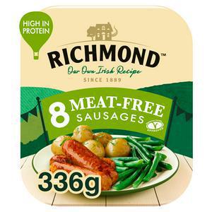 Richmond Meat Free Vegan Sausages x8 336g