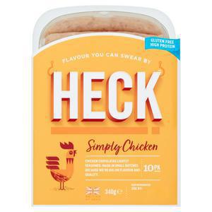 Heck Simply Chicken Chipolatas x10 340g