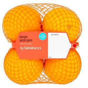 Sainsbury's Oranges Large x4