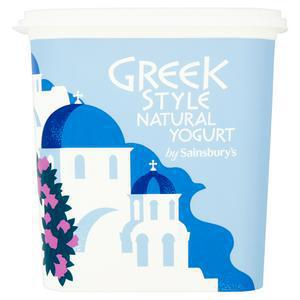 Sainsbury's Greek Style Natural Yogurt 1kg