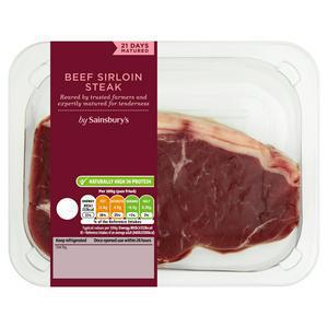 Sainsbury's 21 Day Matured Sirloin Steak 225g