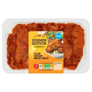 Sainsbury's Summer Edition Cajun Chicken Breast Grills 650g